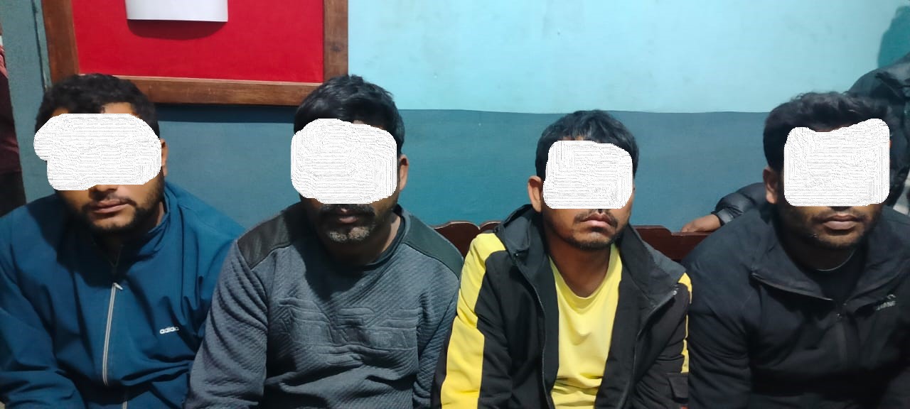  नक्कली सुन देखाई ठगी गर्ने ४ जना वीरगञ्जबाट पक्राउ  